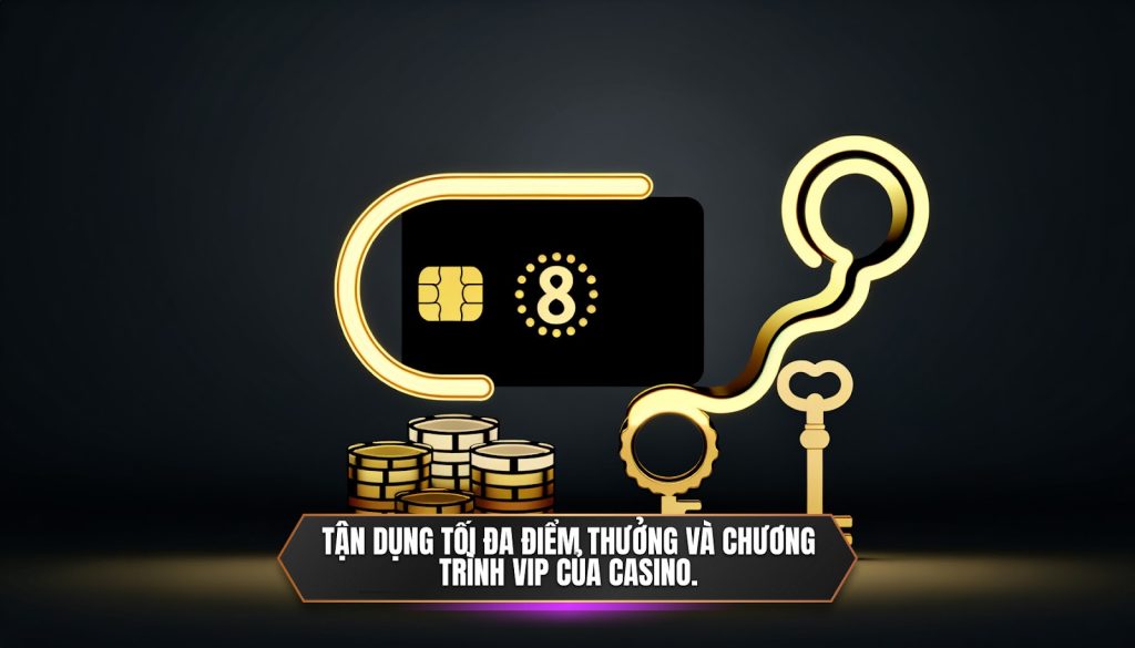 Tận dụng tối đa điểm thưởng và chương trình vip của casino